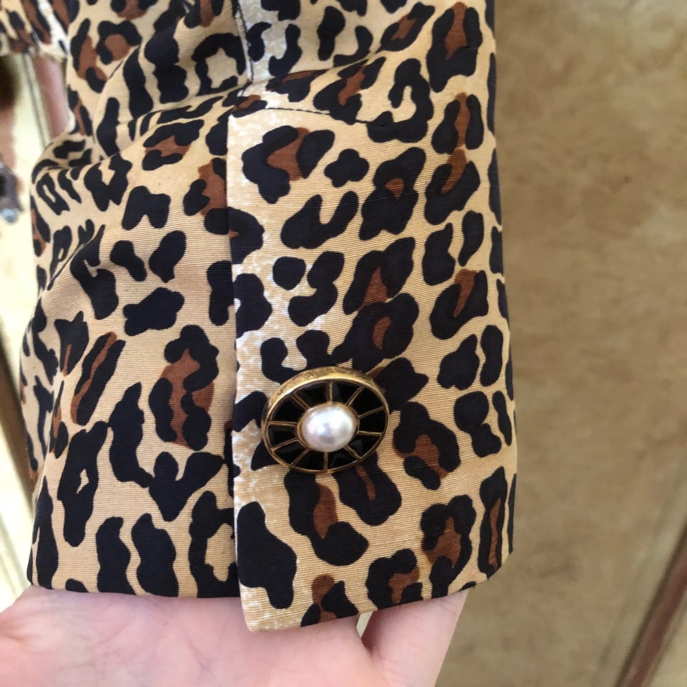Patrick Christopher Leopard Print Blazer - image 4
